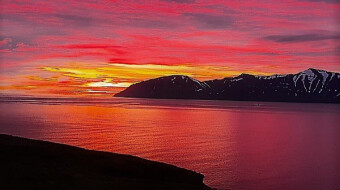 sunsets in the arctic