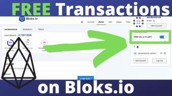 Bloks Free EOS CPU Transactions