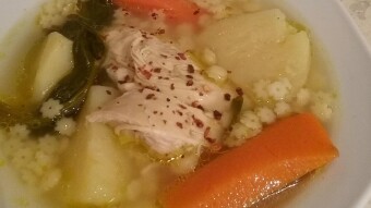 Foodbook #613 chicken soup with vegetables
