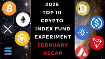 EXPERIMENT - Tracking 2025 Top Ten Cryptocurrencies – Month Two - Down -18%