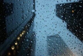 Rain on a summer night