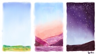 Watercoloring: failed attempt