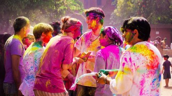 Celebrating Holi with Gujiya and Gulal