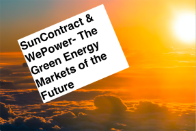 SunContract and WePower- The Green Energy Markets of the Future