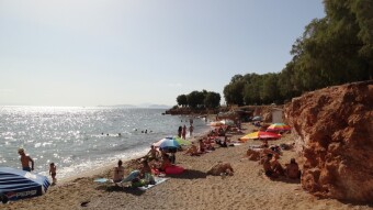 Greece - Around Athens - Voula - Beaches: Notos Beach.