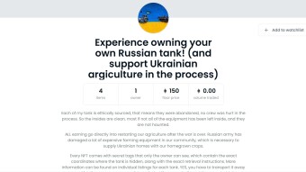 European Crypto Capital in Crisis: Part 19 Ukrainian Farmer List His 3 Russian Tanks as NFTs, Hypersonic Missile Usage in Invasion, Mariupol Street Fighting, Kyiv