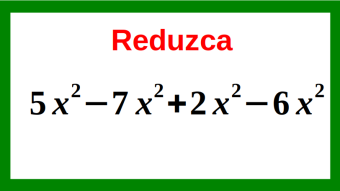Reducción de términos semejantes Ejemplo 3
