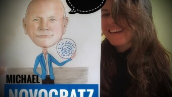 CryptoCartoon of Michael Novogratz⭐ Galaxy Digital