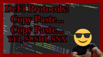 DeFi Protocols! Copy Paste...Copy Paste... YFI, SUSHI, SNX