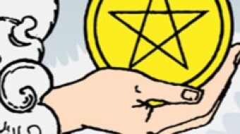 Vibrating at a higher frequency with The Moon in Libra. Enjoy!! The ACE of Pentacles - 04/01/24