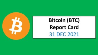 31 DEC 2021 (FRI)- Bitcoin (BTC) Report Card
