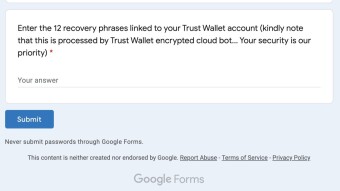 Trust Wallet Scammers on Twitter
