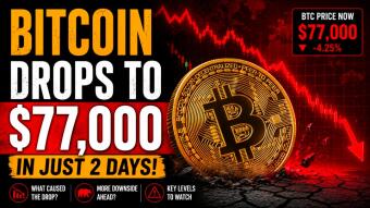📉 Bitcoin Slips Toward $77K: Why BTC Is Falling & What It Means (May 16, 2026)