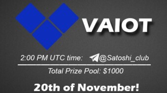 VAIOT x SatoshiClub AMA from 20 November