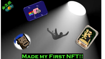 My NFT Journey: Part #2- Made My First NFT!!