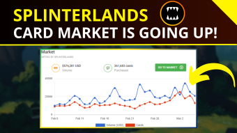 Splinterlands 📈| The Card Market is going UP! 🚀[EN/PT-BR