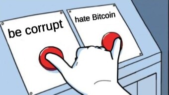 Another politician who hates Bitcoin is accused of corruption