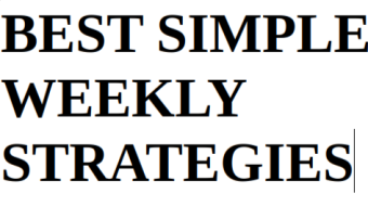 Weekly simple profitable strategies (week January 22 -January 28, 2024)