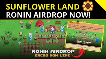 Sunflower Land 🌻| FLOWER is Live on Ronin - Airdrop Now!