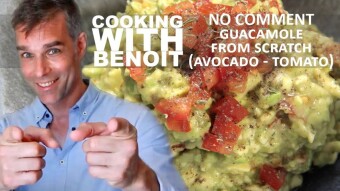 5 minute guacamole from scratch - 5 ingredients! (Mexico)