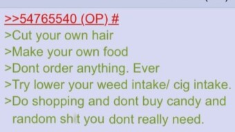 Simple Ways to Save Money: 2026 Edition | 4chan greentext