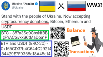 Freedom and Transparency of Open Cryptocurrency Case Study Donation to Ukraine