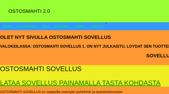 New ostosmahti