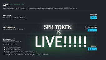 How to Power Up LARYNX Miner Tokens and passively earn SPK