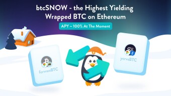 Welcome to the highest yielding wrapped BTC on Ethereum — btcSNOW