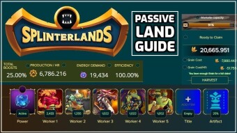 Splinterlands | How I'm Playing Land !