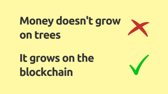 Where does the money come from on the blockchain?