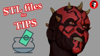 STL files for TIPS #1 - Maul's Head