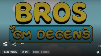 NO BRO LEFT BEHIND by @gmdegens_eth