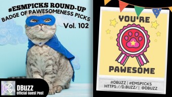 D.Buzz Badge of Pawesomeness: Presented to the Top 5 Exceptional Content Crafters