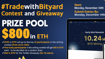 $800 in ETH | Bityard Writing Contest and Giveaway #TradeWithBityard