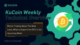KuCoin Weekly Technical Overview: Bitcoin Trading Above The $44k Level, What to Expect from BTC In the Upcoming Week?