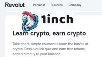 Revolut: Learn&Earn (1'5€ 1INCH)
