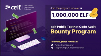 Code Audit Bounty Program for aelf Public Testnet is Open with a Prize Pool of one Million ELF!