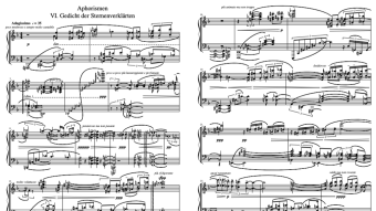 Aphorismen für Klavier: VI. Gedicht der Sternenverklärten [Philip Daniel; 2020]