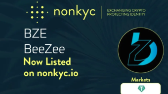 BZE IS NOW LISTED on NONKYC.IO #UPTOBER