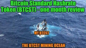 Bitcoin Standard Hashrate Token (BTCST) - One Month in the Hashrate Ocean