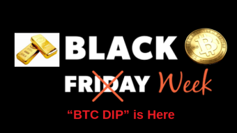 Bitcoin BlackFriday Blues: Bottom drops below 8K to support Cashouts for Gifts, Education