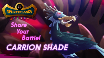 Splinterlands Battle Challenge - The Carrion Shade with beak like a blade