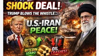 Ultimatum Frozen at the Last Second: Trump’s Surprise Deal with Iran Sends Oil Crashing — Bitcoin and Gold Explode Upward