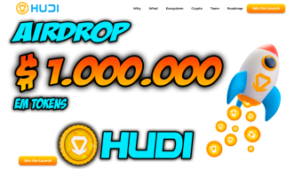 AIRDROP $1,000,000 IN HUDI TOKENS - EARN HUDI TOKENS BY SHARING DATA
