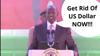 Prezident Of Kenya Tells Citizens To Get Rid Of US Dollars!