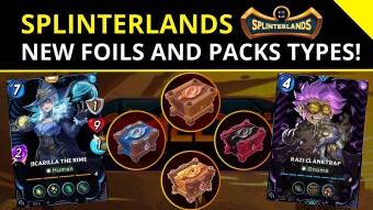 Splinterlands 🐉| New Foils Black and Arcane + 4 Packs Types!