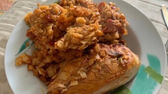 Foodbook #335 Chicken with noodles