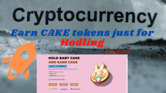 Earn CAKE rewards just by holding BABYCAKE tokens
