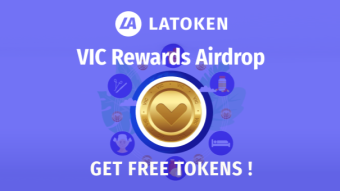 VIC × Latoken - Earn Free Crypto with Latoken Exchange.
